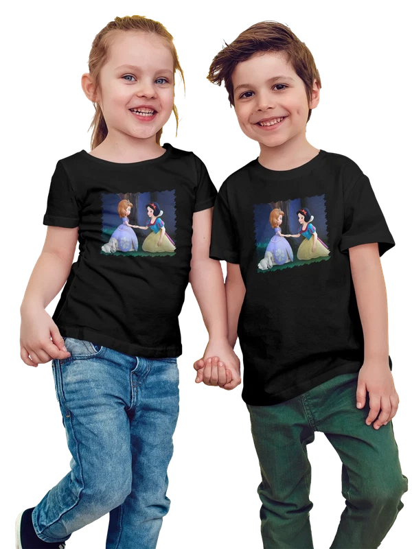 Футболка кино фильм София Белоснежка — Чёрная, фото 1