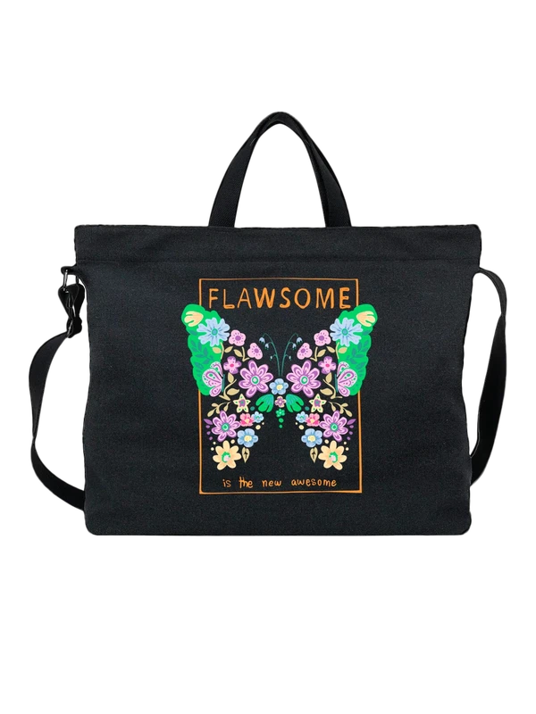 Сумка бабочка flawsome — Чёрная, фото 1