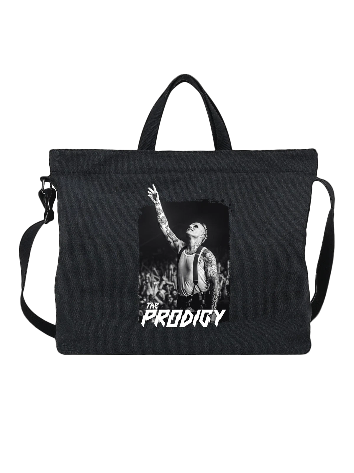 Сумка Prodigy Продиджи Кит Чарльз чёрная с принтом — футболка подростку — Чёрная, фото 1