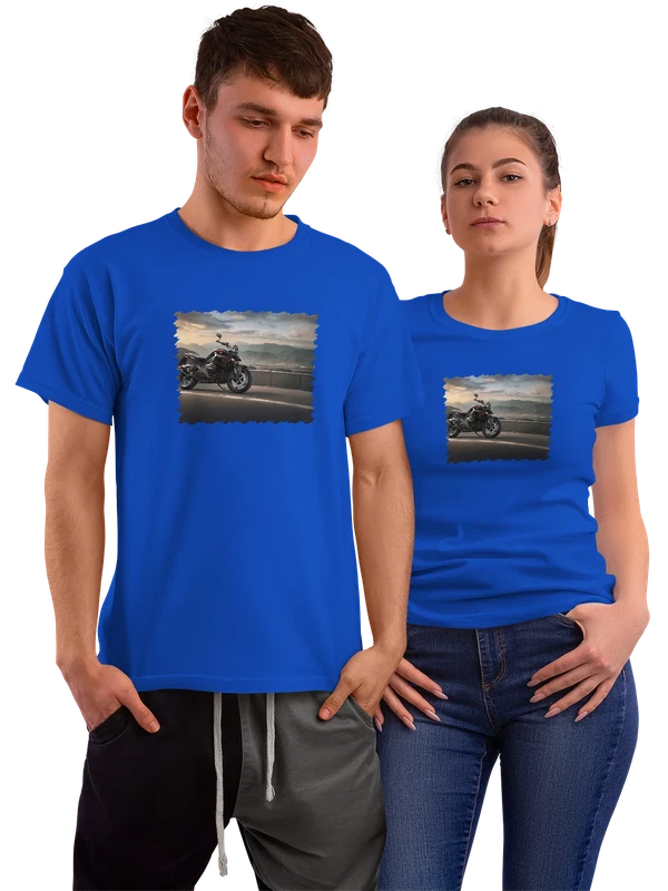 Футболка BMW R 1300 Вариант 719 Килауэа 2025 — Синяя, фото 1