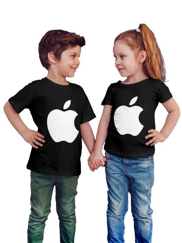 Футболка Apple — Чёрная, фото 1