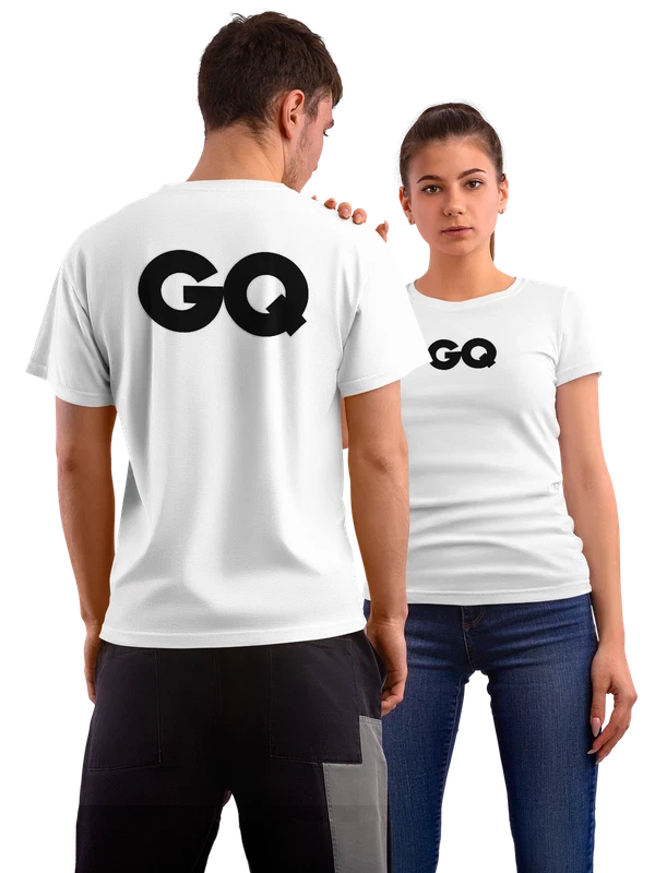 Футболка GQ — Белая, фото 1