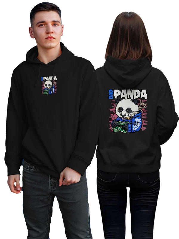 Худи панда bad panda — Чёрная, фото 1