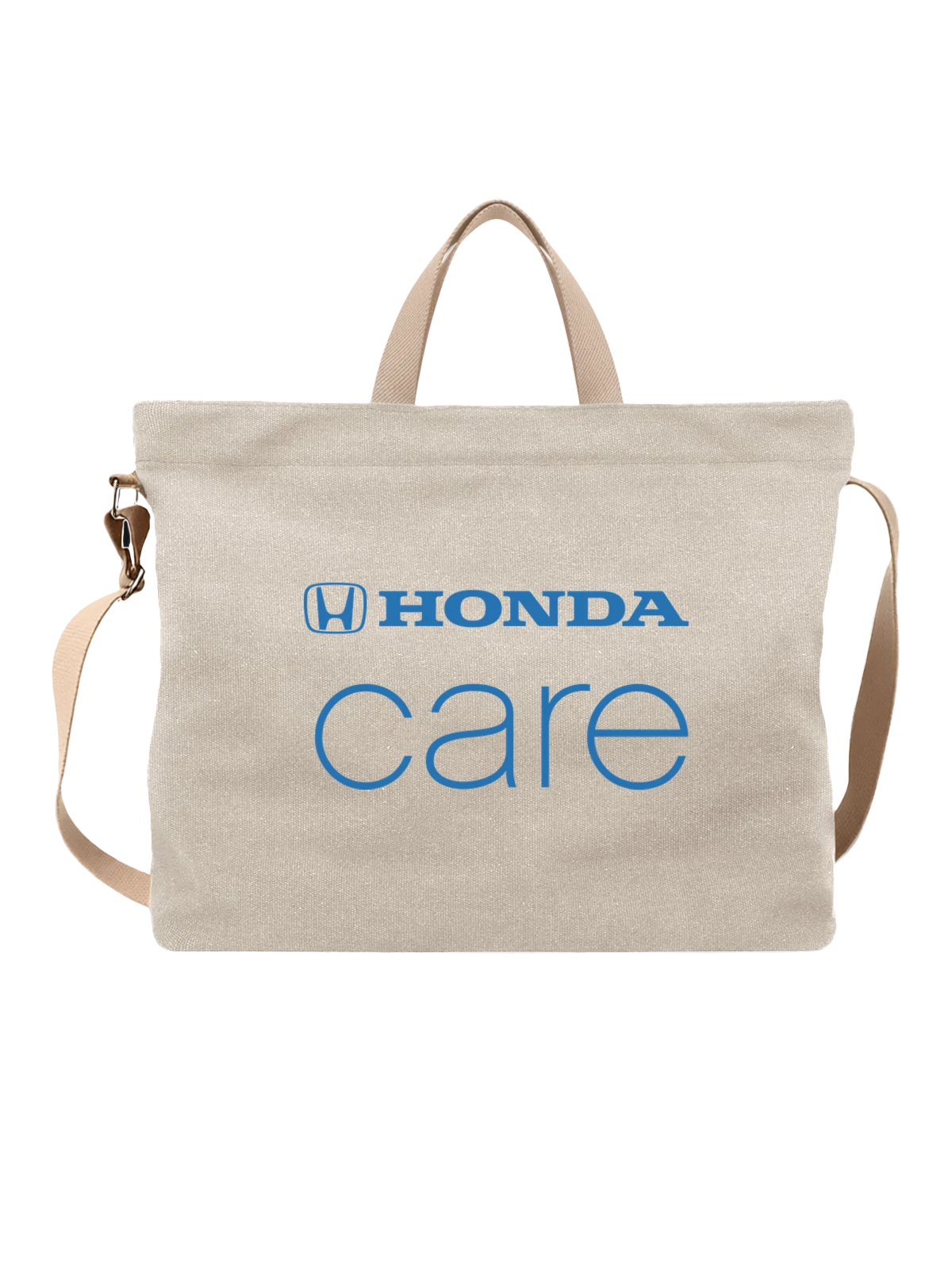 Сумка Honda белая с принтом — одноцветный принт — Белая, фото 1