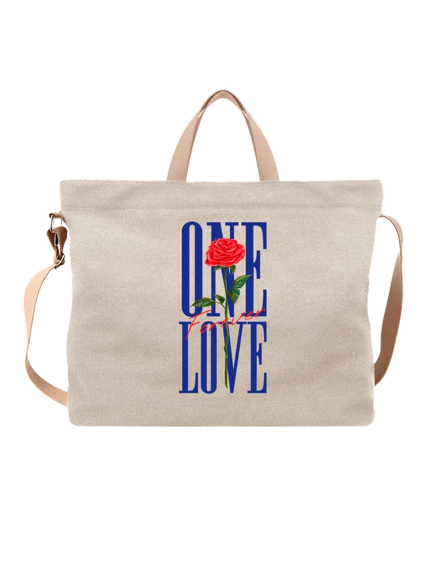 Сумка роза one love forever — Белая, фото 1