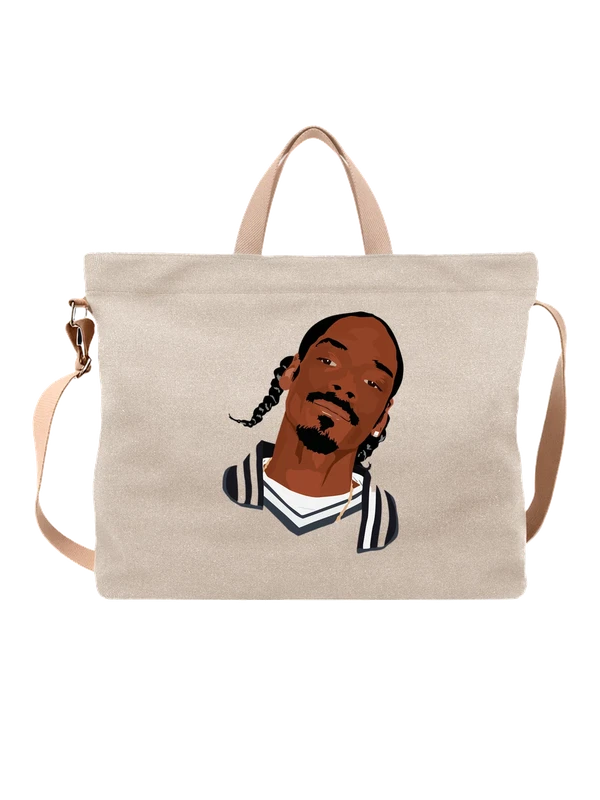 Сумка Snoop dogg силуэт — Белая, фото 1