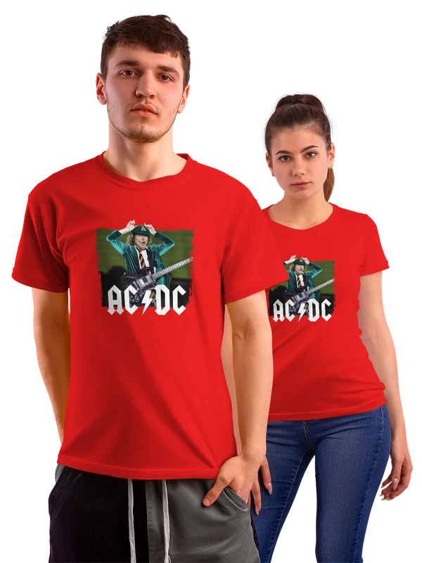 Футболка AC DC Эйси Диси — Красная, фото 1