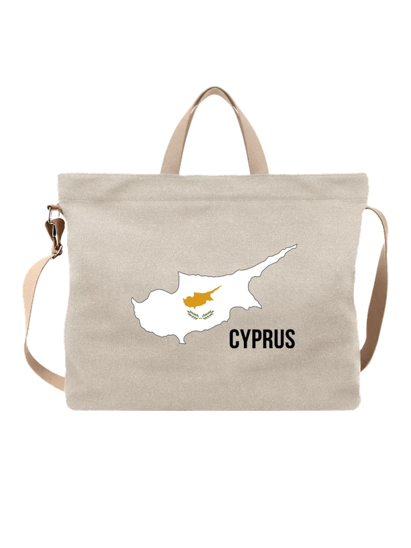 Сумка с флагом Кипра Cyprus — Белая, фото 1