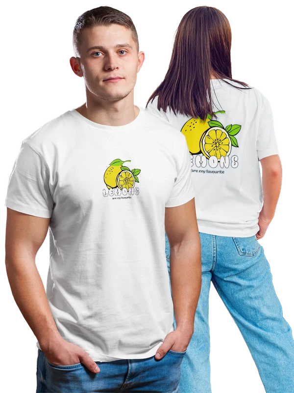 Футболка лимоны lemons — Белая, фото 1