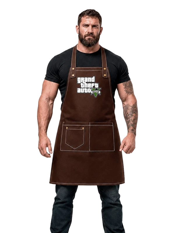 Фартук ГТА 5 Grand Theft Auto — Чёрная, фото 1