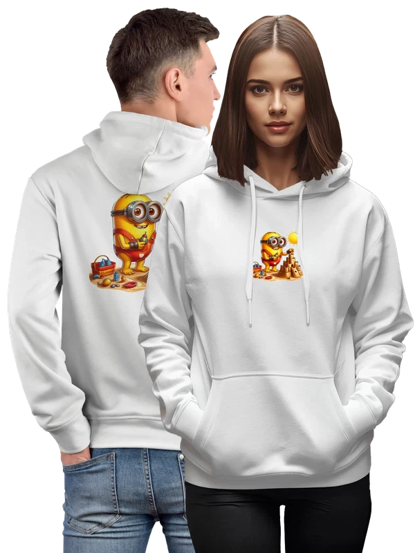Худи с Миньоном Minion отпуск — Белая, фото 1