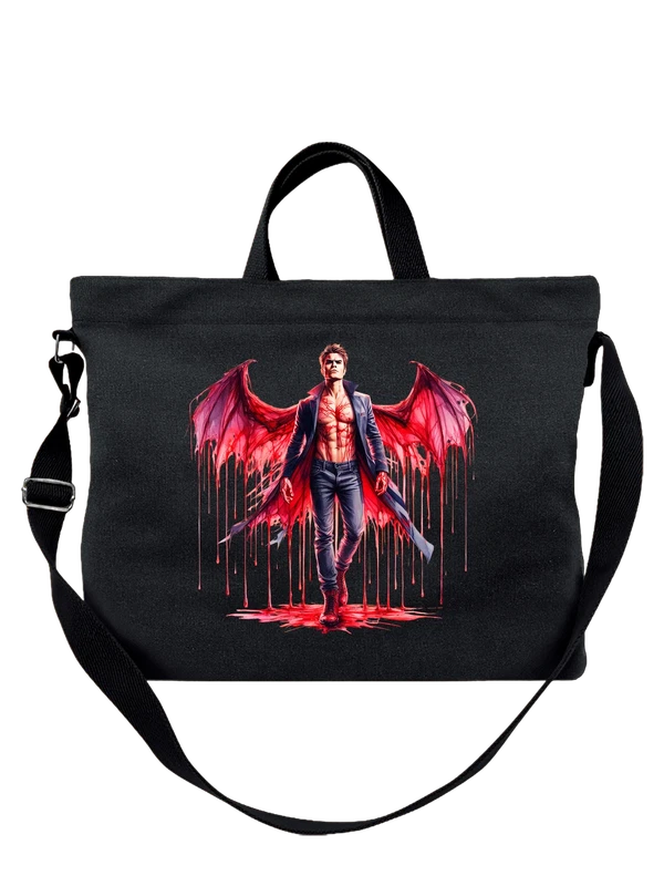 Сумка Стефан Сальваторе Дневники Вампира Vampire Diaries — Чёрная, фото 1