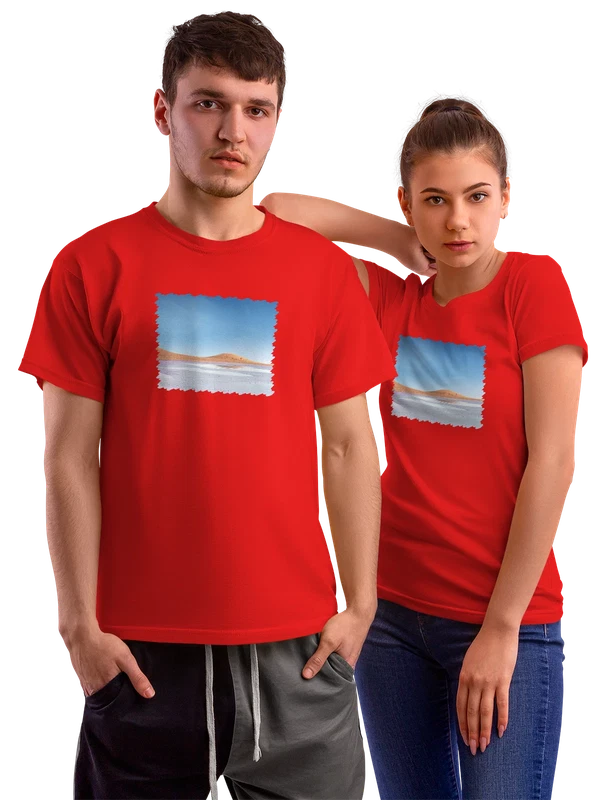 Футболка Природа Пустыня — Красная, фото 1