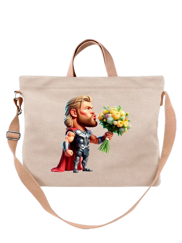 Сумка Тор Thor с цветами — Белая, фото 1