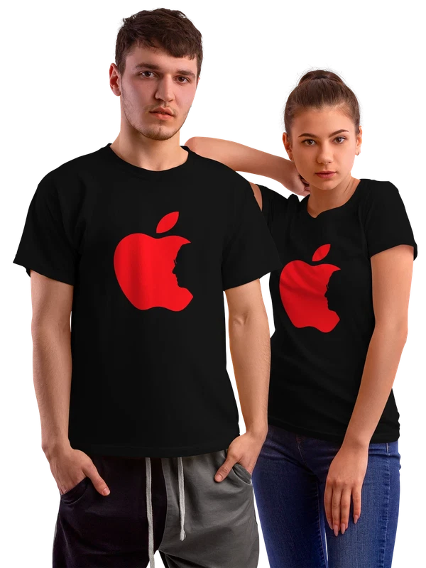 Футболка Apple — Чёрная, фото 1