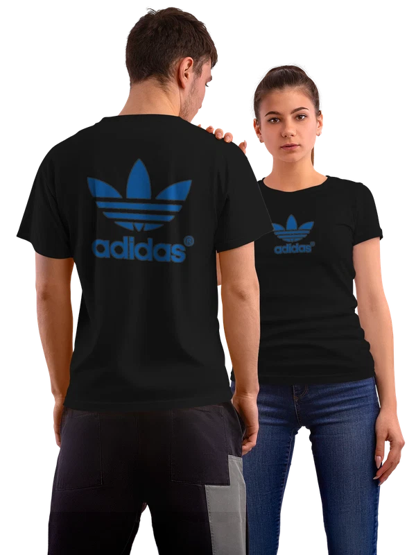 Футболка Adidas — Чёрная, фото 1