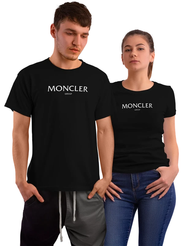 Футболка Moncler — Чёрная, фото 1