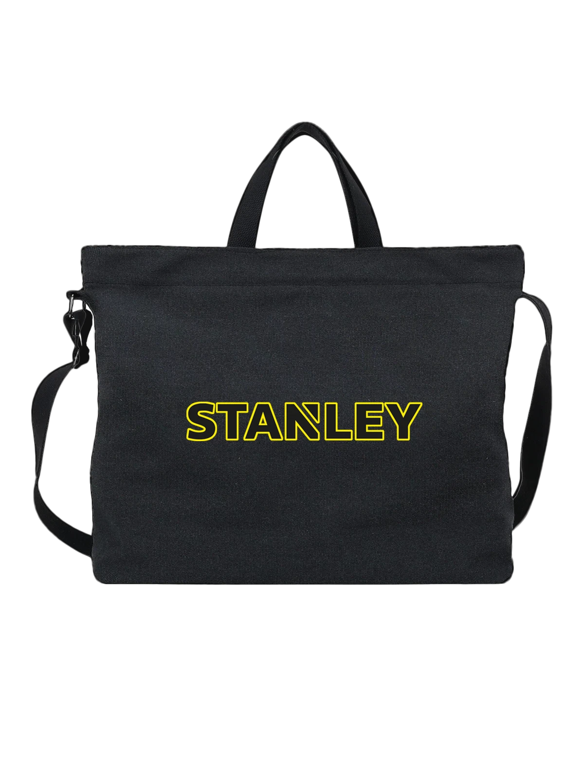 Сумка Stanley чёрная с принтом — современная айдентика — Чёрная, фото 1