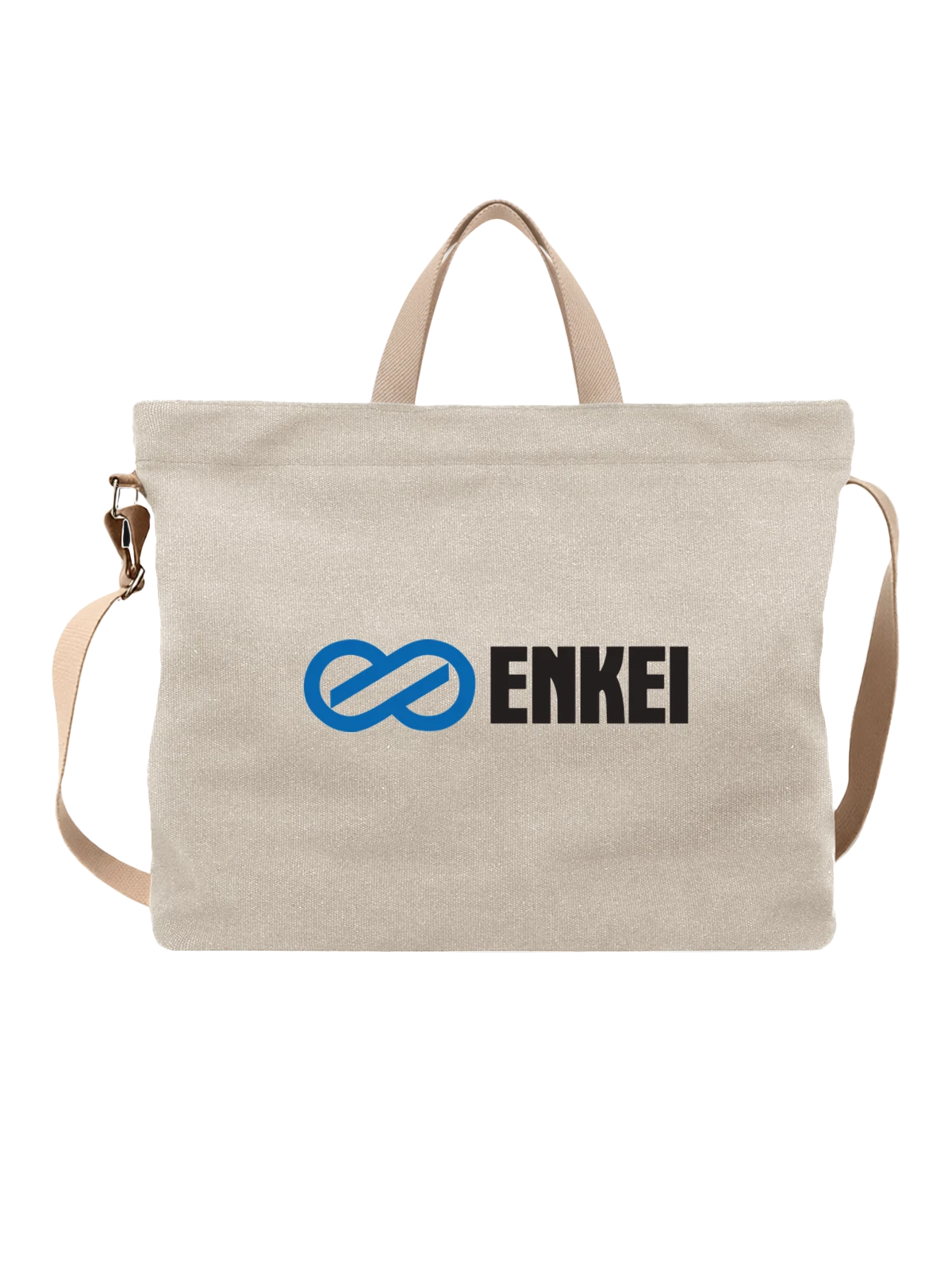 Сумка Enkei белая с принтом — JDM культура — Белая, фото 1