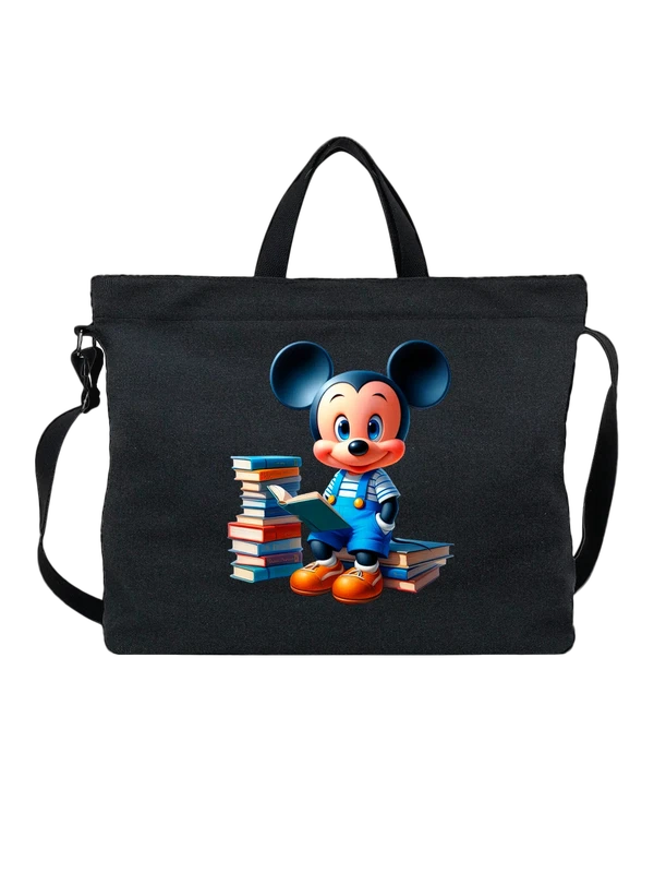 Сумка Микки Маус Mickey Mouse учебники — Чёрная, фото 1