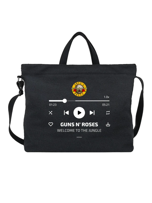 Сумка Guns N Roses Welcome to the Jungle — Чёрная, фото 1
