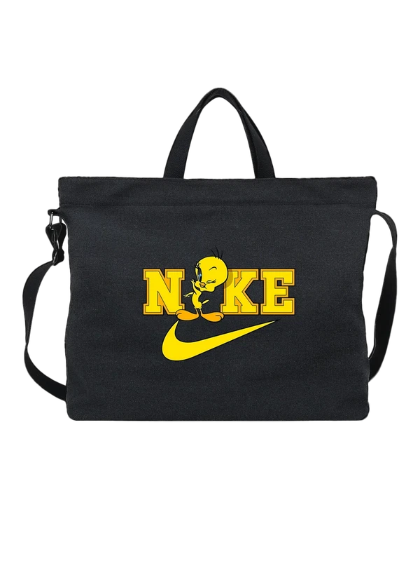 Сумка Твити Луни Тюнз Nike желтая утка — Чёрная, фото 1