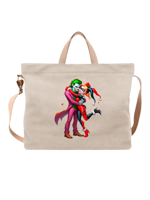 Сумка Джокер Joker Харли Квинн Harley Quinn — Белая, фото 1