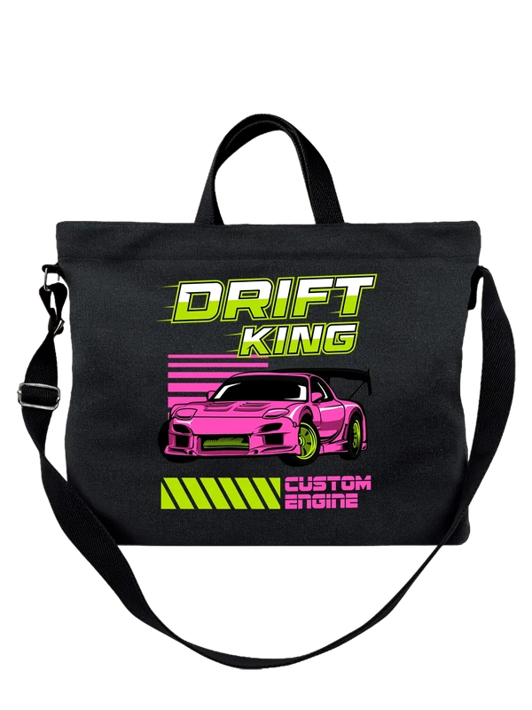 Сумка спортивное авто drift king — Чёрная, фото 1