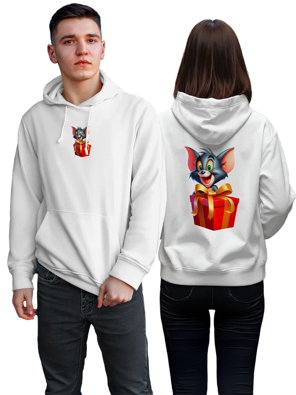 Худи Том и Джерри Tom and Jerry — Белая, фото 1