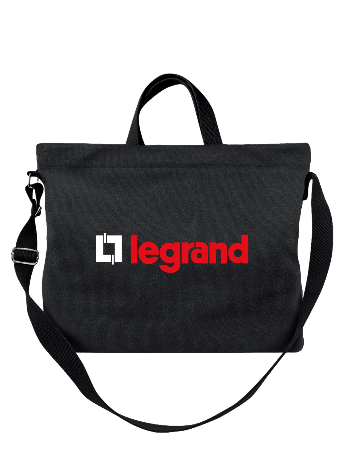 Сумка Legrand чёрная с принтом — современная айдентика — Чёрная, фото 1