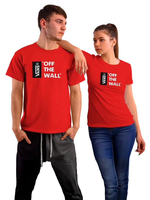 Футболка Vans — Красная, фото 1