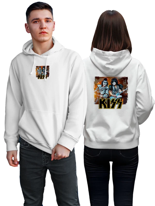 Худи Kiss Кисс — Белая, фото 1