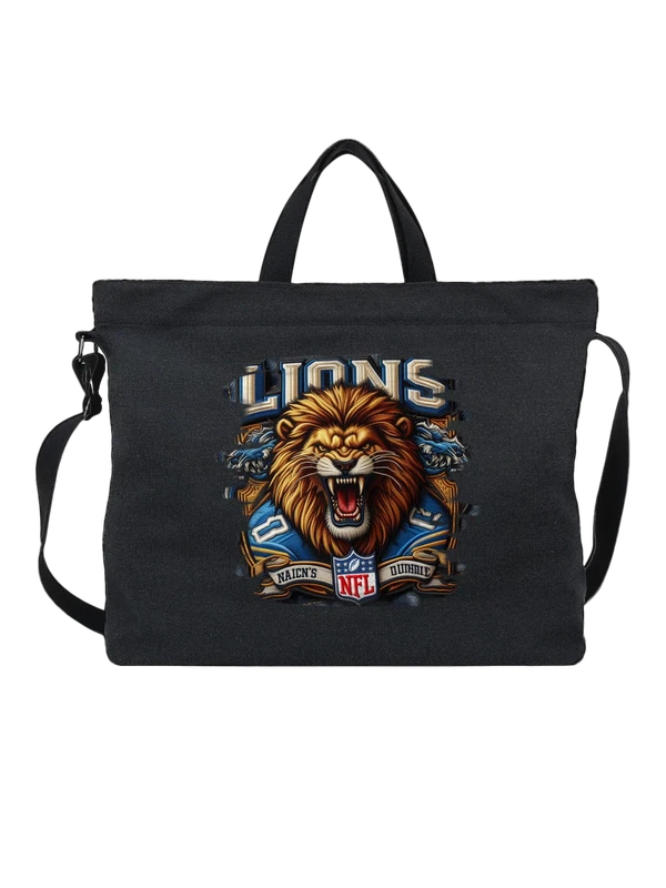 Сумка лев Detroit Lions NFL — Чёрная, фото 1