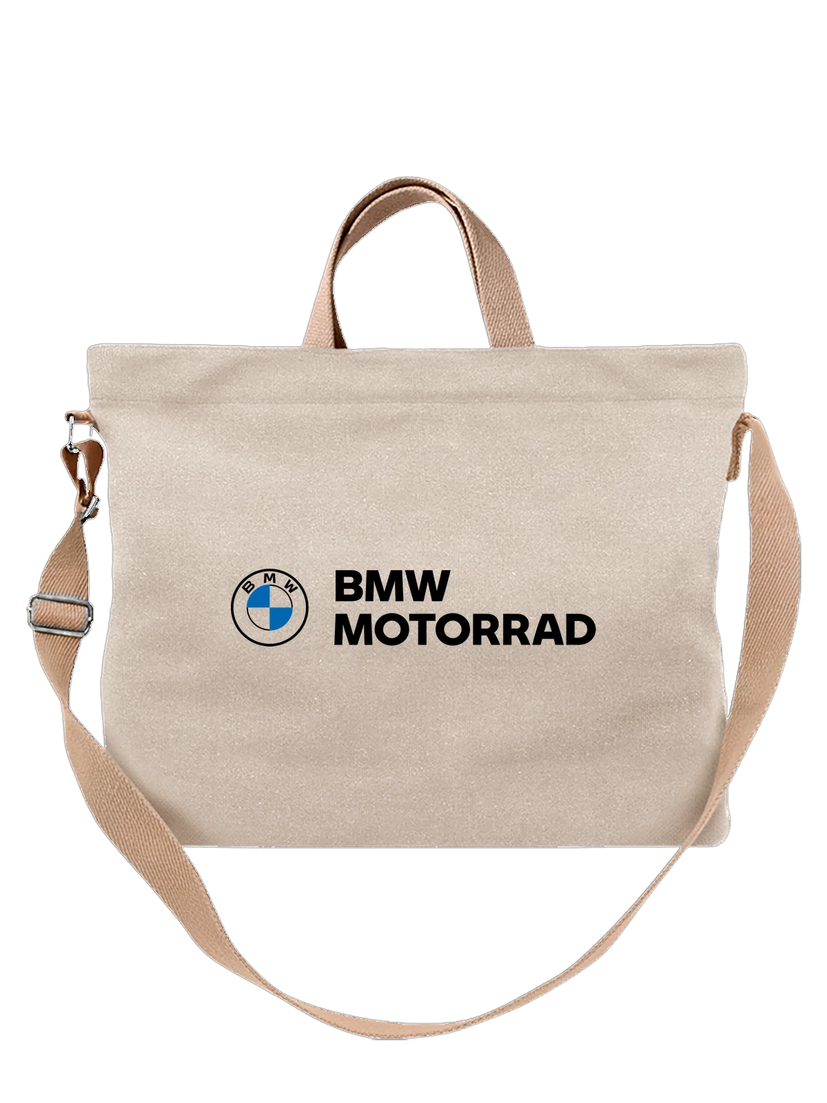 Сумка BMW белая с принтом — немецкий автомобильный логотип — Белая, фото 1