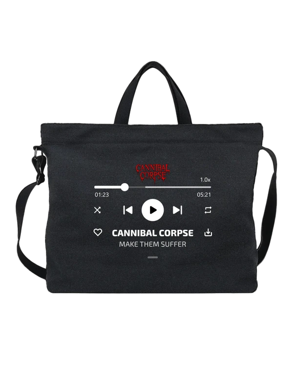 Сумка Cannibal Corpse Make Them Suffer — Чёрная, фото 1