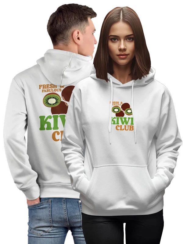 Худи киви fresh and fabulous — Белая, фото 1