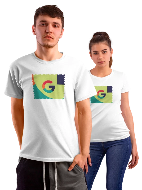Футболка Логотип Google Минималистичный — Белая, фото 1