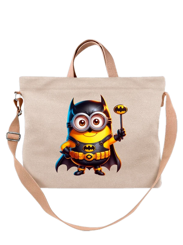 Сумка с Миньоном Minion Бэтменом Batman — Белая, фото 1