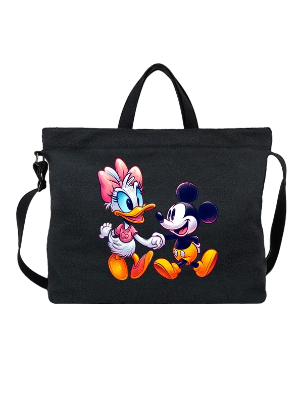 Сумка Микки Маус Дейзи Дак Mickey Mouse Daisy Duck — Чёрная, фото 1