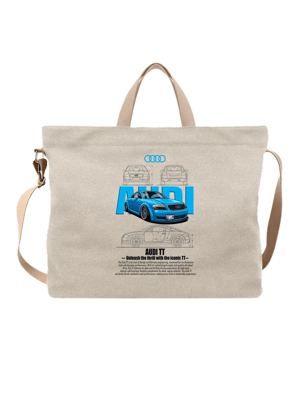 Сумка голубой Audi TT купе с заниженной — Белая, фото 1