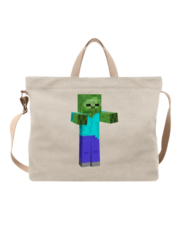 Сумка с Minecraft Майнкрафт — Белая, фото 1