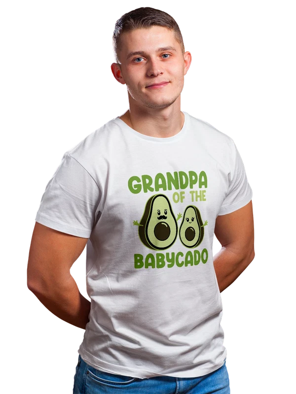 Футболка с авокадо babycado — Белая, фото 1