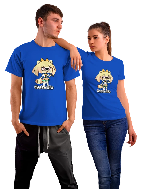 Футболка Гача Лайф Gacha Life — Синяя, фото 1