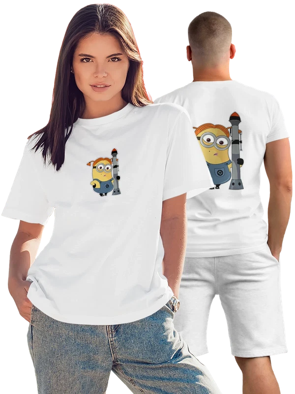 Футболка с Миньоном Minions — Белая, фото 1