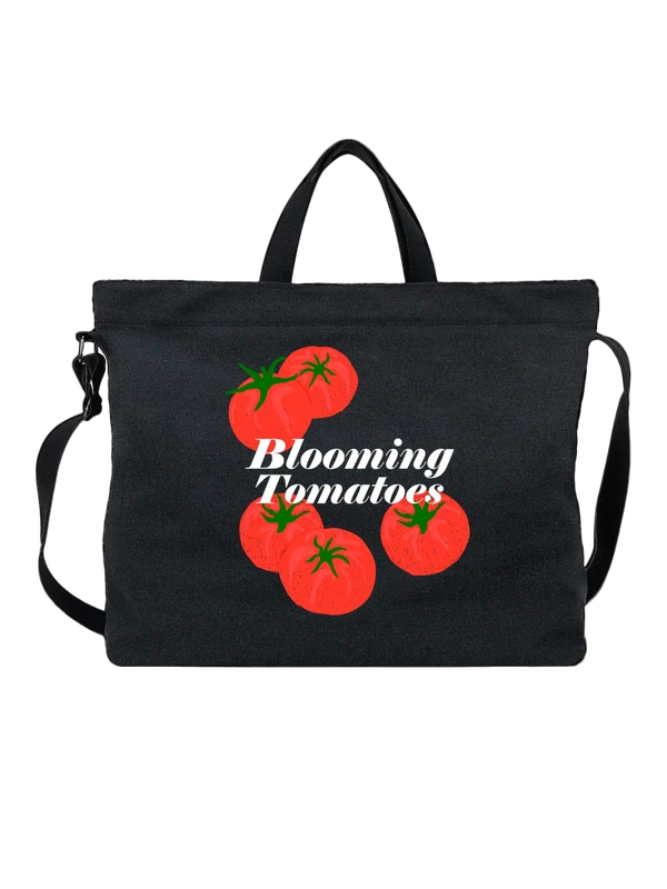 Сумка томаты blooming tomatoes — Чёрная, фото 1