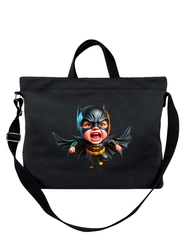 Сумка с ребенком Бэтменом Batman — Чёрная, фото 1