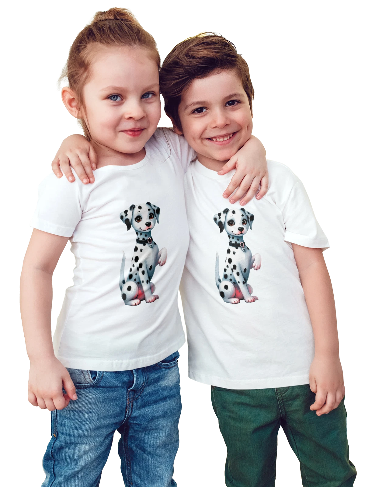 Футболка детская 101 Далматинец Dalmatians белая с принтом — кинология — Белая, фото 1