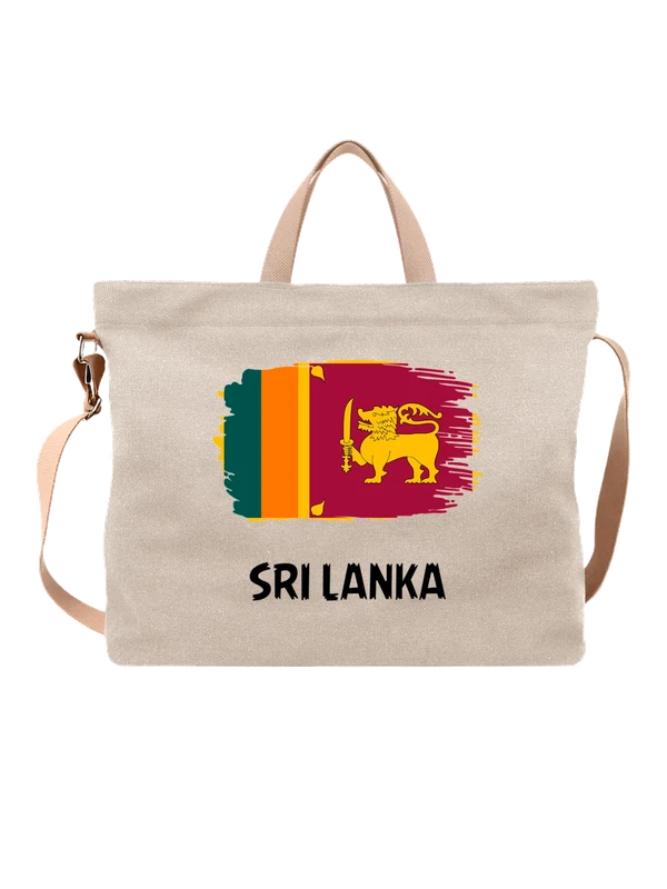 Сумка с флагом Шри Ланка Sri Lanka — Белая, фото 1