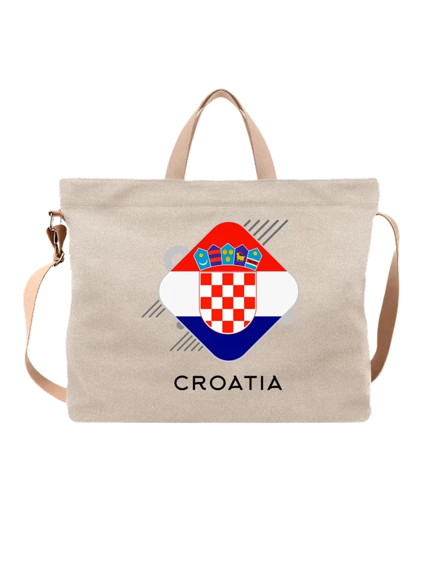 Сумка флаг Хорватии Croatia — Белая, фото 1