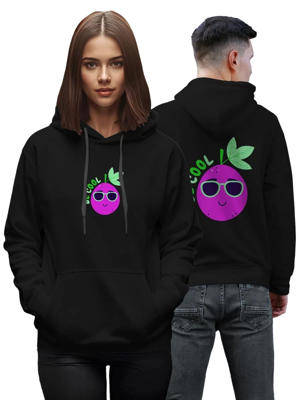 Худи слива be cool — Чёрная, фото 1